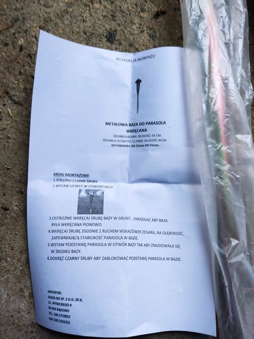 Podstawa parasola