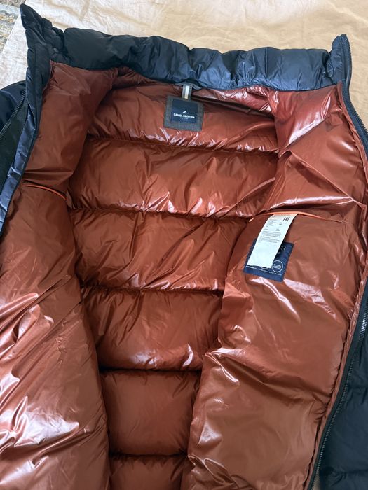 Kurtka puchowa puch down jacket puchówka granatowa ciepła Daniel Hechter Van Graff