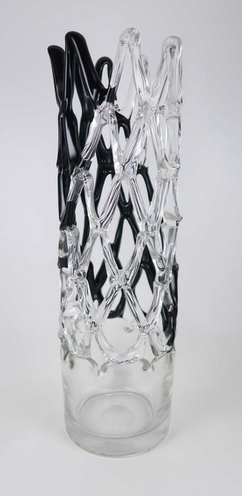 Grande Jarra em vidro / cristal - 40 cm