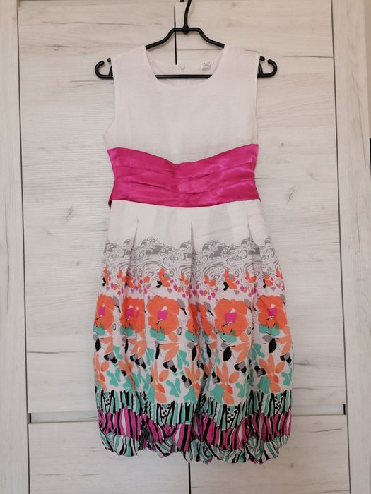 Sukienka wizytowa 152 elegancka dla dziewczynki