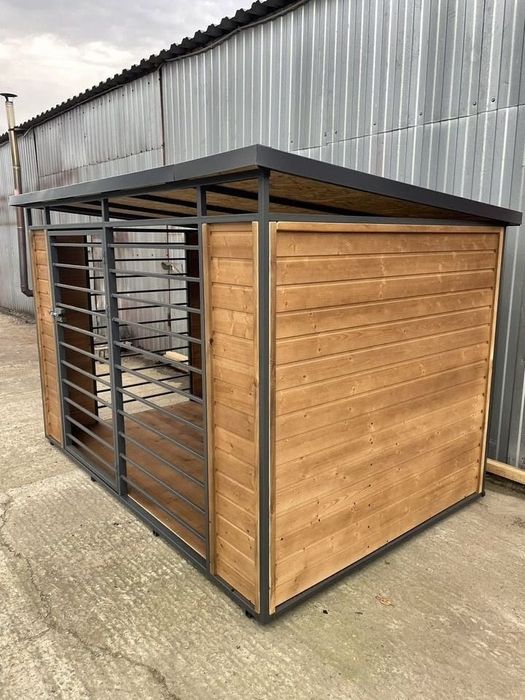 Вольер утеплённый с будкой 2.00/1.50+опции