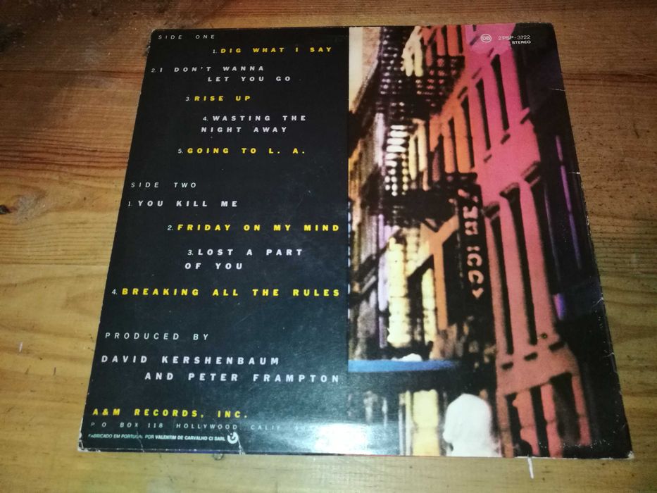 PETER   FRAMPTON - Breaking All The Rules LP64862124866178121