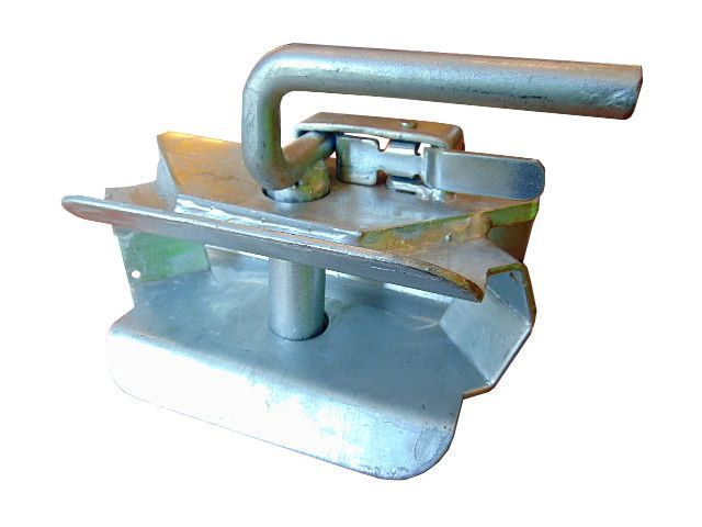 Zaczep tylny przyczepy uniwersalny z blokadą zapadkową