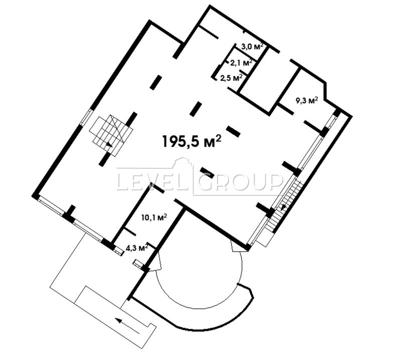 Оренда комерційного приміщення. 266 кв.по вул.Чорновола 10