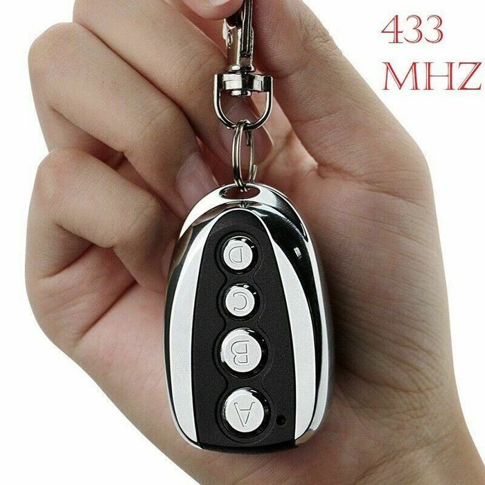 Comando para automatismos de portões, 433 MHz
