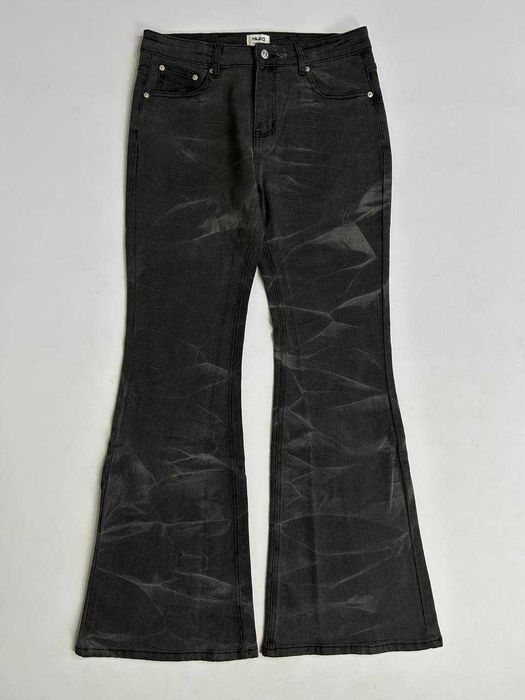 Джинси сірі штани штаны серые flared клеш джинсы кльош jeans S M L