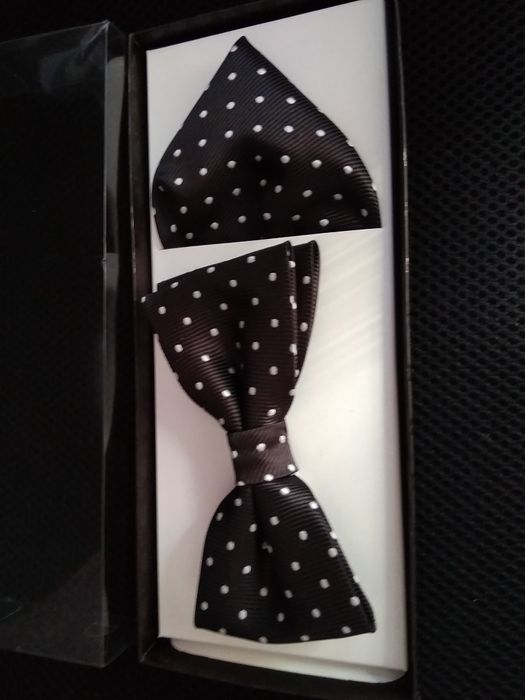 Mucha męska z poszetką