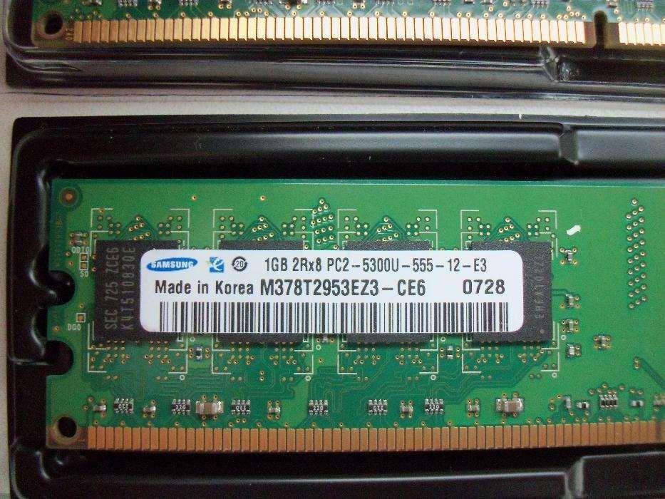 Samsung DDR2-667Mhz 1Гб+1 ГБ (Intel,AMD)