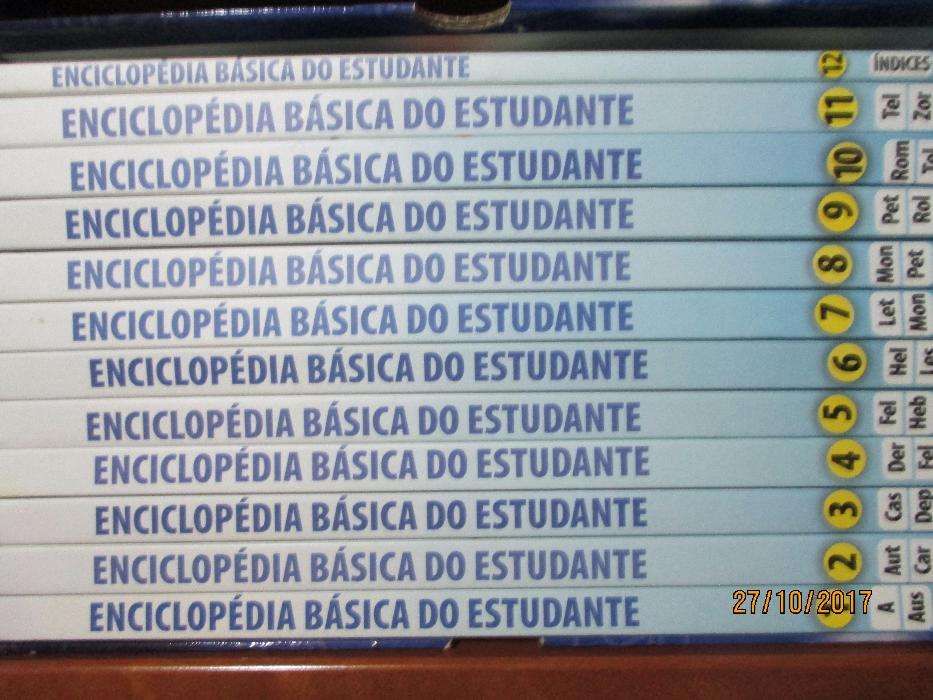 Enciclopédia Básica do Estudante. 12 volumes