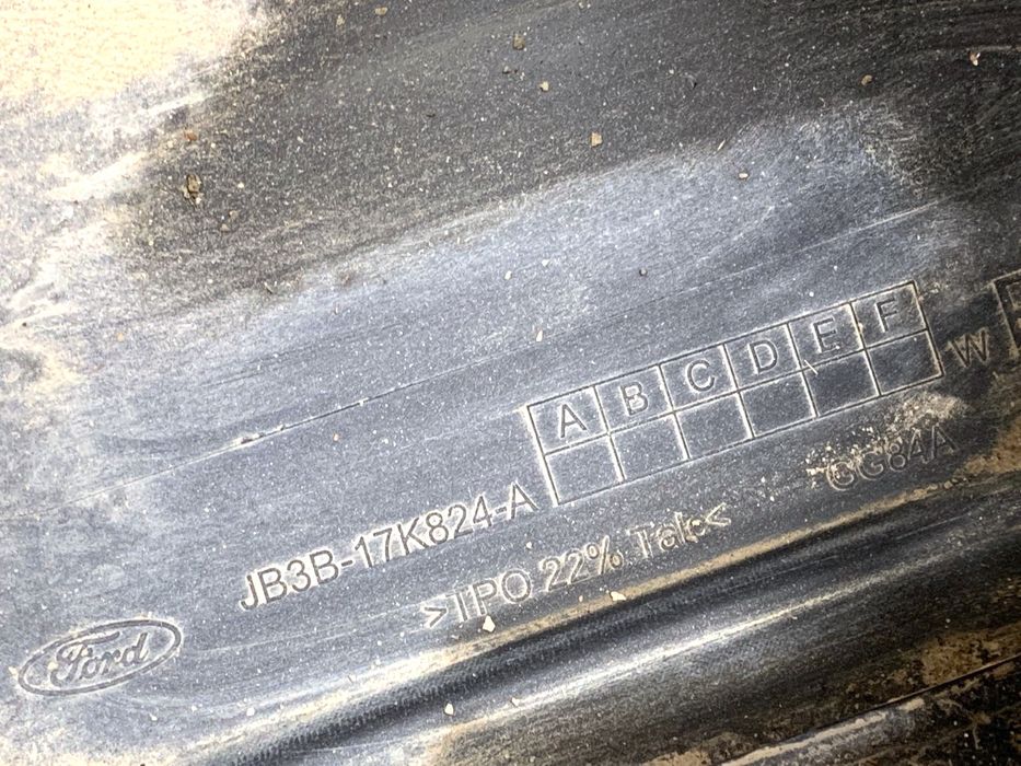 ZDERZAK TYŁ FORD RANGER V Pick-up Agate Black Metallic TYLNY