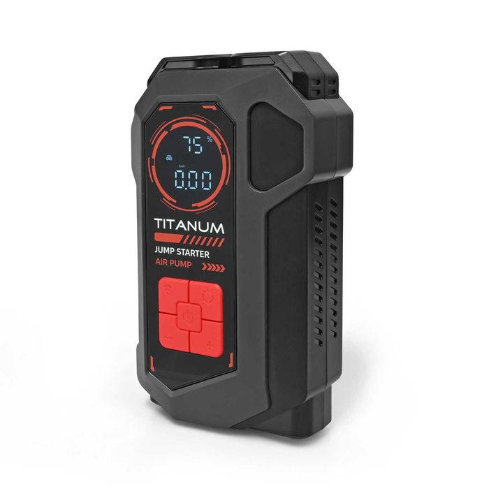 Пускозарядний пристрій 4в1 TITANUM JSQ18 2000A 10000mAh Бустер, компресор, Power Bank і ліхтарик