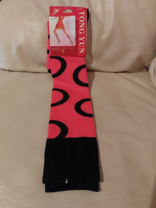 Meias estampadas vermelho