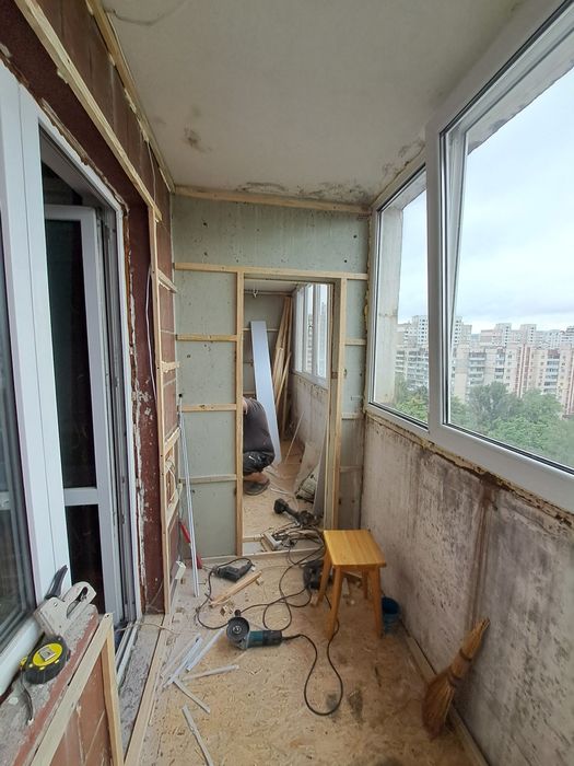 Ремонт балконів.