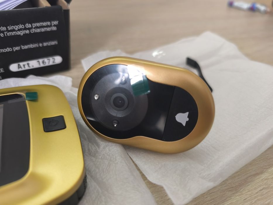 Цифрове дверне вічко глазок IBFM Art. 1672 (Італія) — LCD 2.8" + Нічне баченн