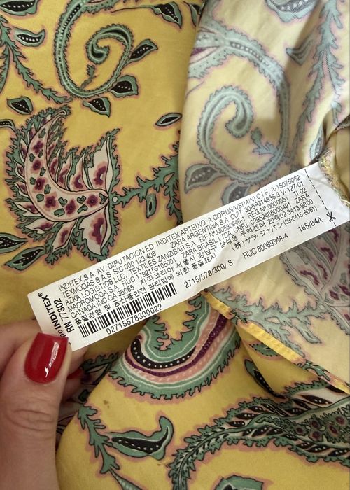 Шикарное платье zara, длинное, s m макси, катон вискоза, летнее жёлтое с узорами, рукава фонарики, для беременных, новое лёгкое воздушное сукня зара