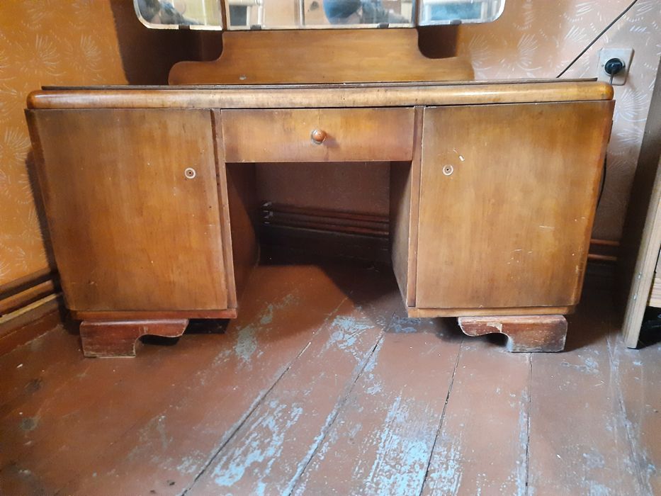 Toaletka prl lustro PRL stolik z prl-u Toaletka z lustrem Vintage!!!