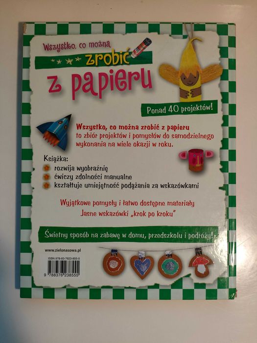 Książka Wszystko co można zrobić z papieru dla dzieci