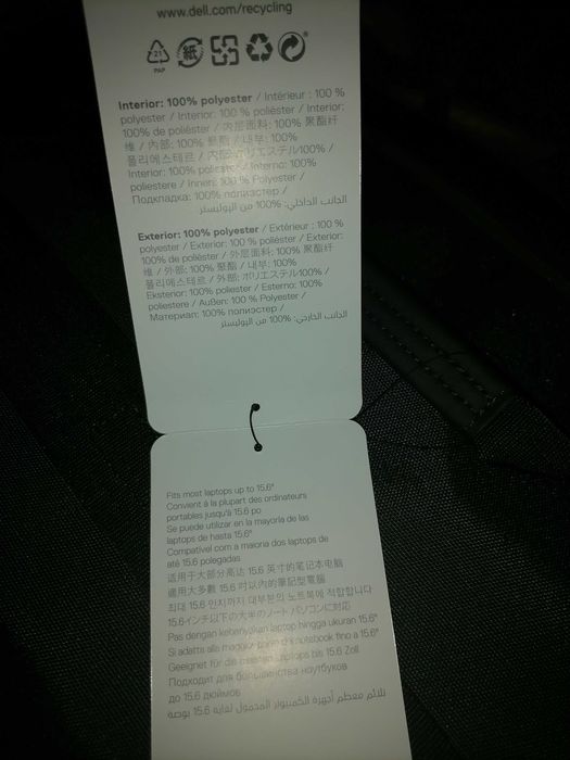 Сумка Dell EcoLoop Pro Slim Briefcase 15 – CC5624S