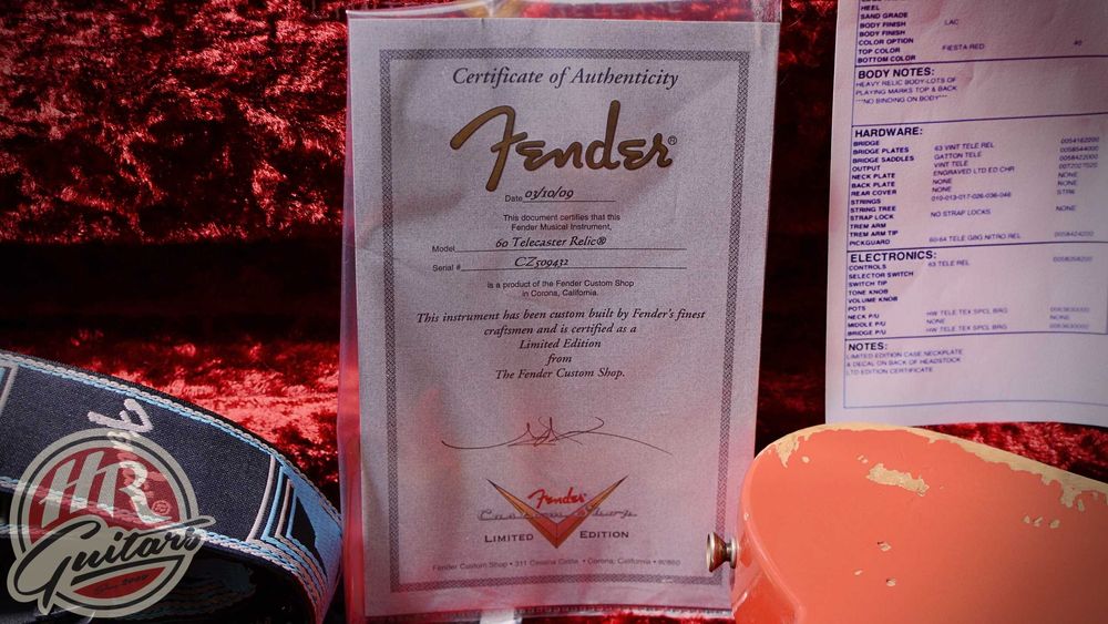 FENDER CUSTOM SHOP Limited Edition 1960 Telecaster Relic, 2009, USA