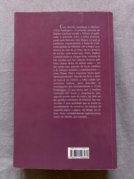 Livro Merlim de Stephen Lawhead