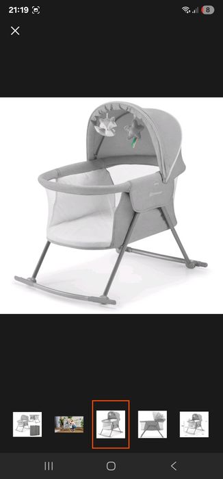 Kinderkarft Lovi 3w1 Łóżeczko turystyczne