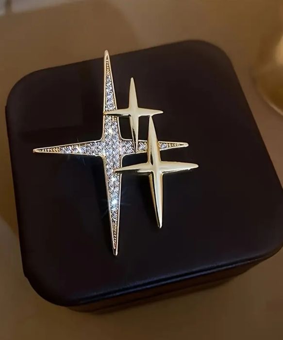 Nowa broszka do płaszcza lub sweterka