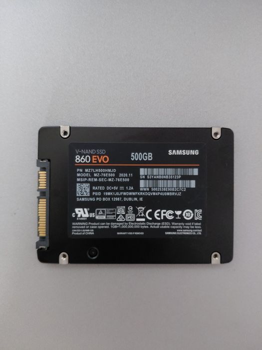 samsung 860 evo 500gb - купить комплектующие для ПК - Цена на OLX.ua