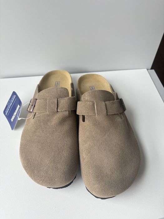 Klapki birkenstock boston 39 bezowe
