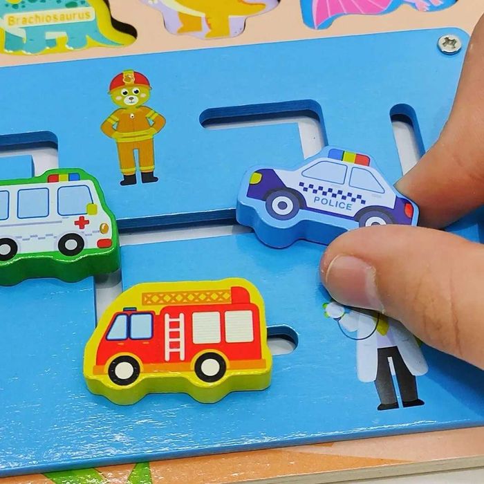 Логічна дошка WToys логисечкая доска лабіринт магнітна рибалка (53482)