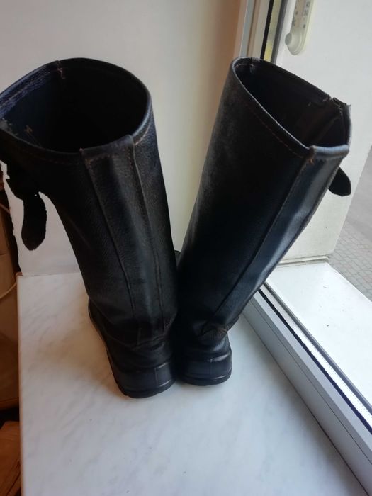 Чоботи шкіряні кирзові