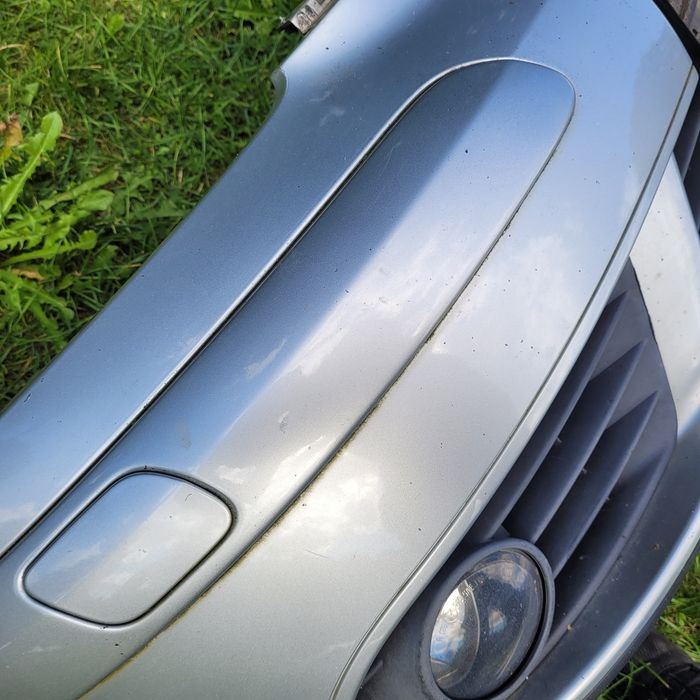 Zderzak przód na spryski xenon vw golf V plus 2005r lakier LA7W