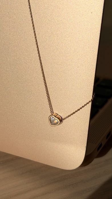 Кольє підвіска ланцюжок золото 585 swarovski