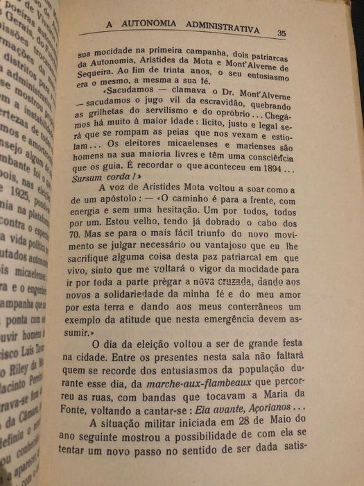Açores/ Angra em Revolução/ Autonomia das Ilhas Adjacentes