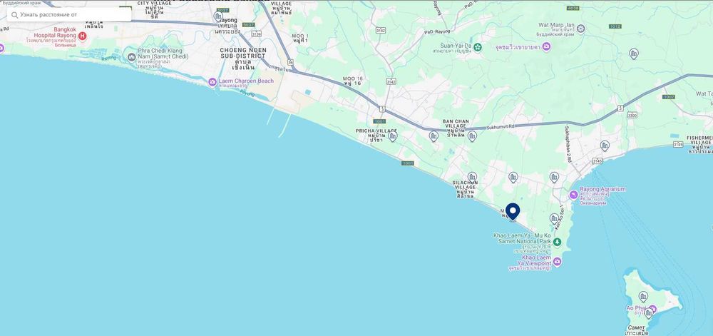 Оренда однокімнатної квартири в Тайланді на березі Сіамської затоки.