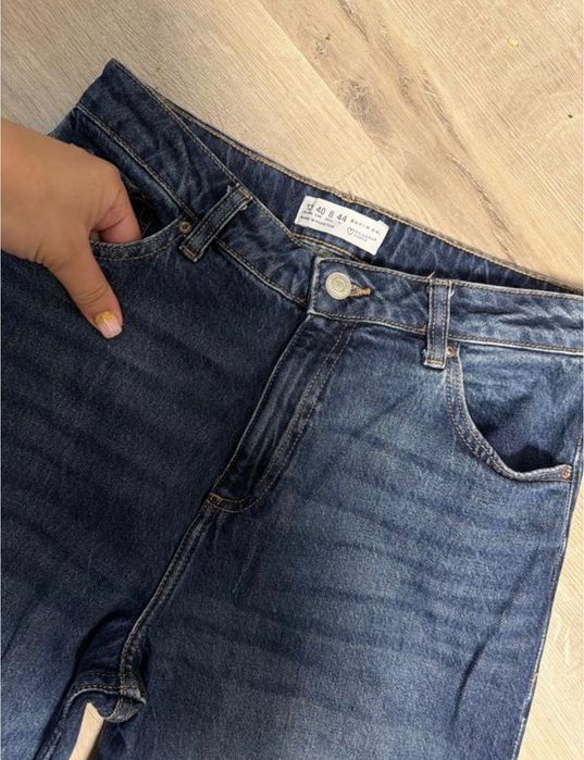 базові джинси мом mom jeans від denim 12/l