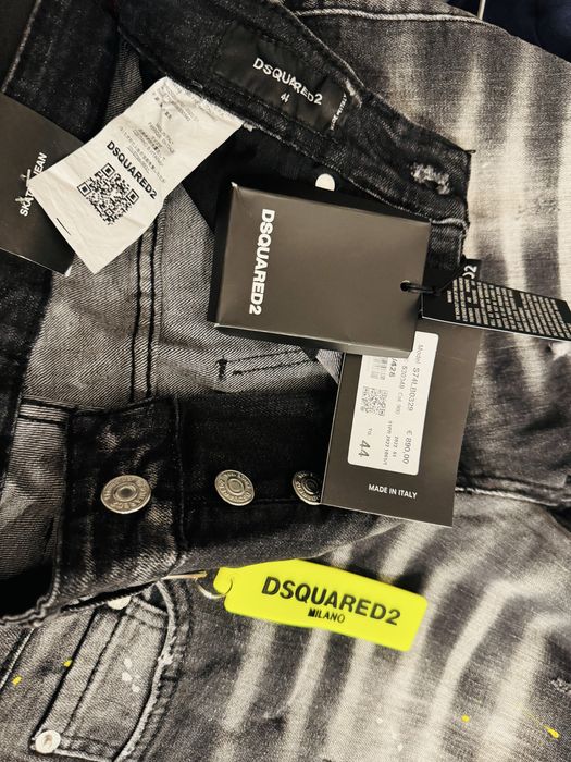 Dsquared spodnie jeansowe męskie
