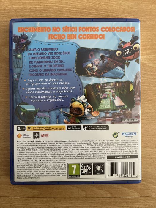 Jogo PS5 - SACKBOY “uma grande aventura”