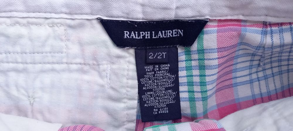 Ralph Lauren, super krótkie spodenki, szorty, roz.92cm