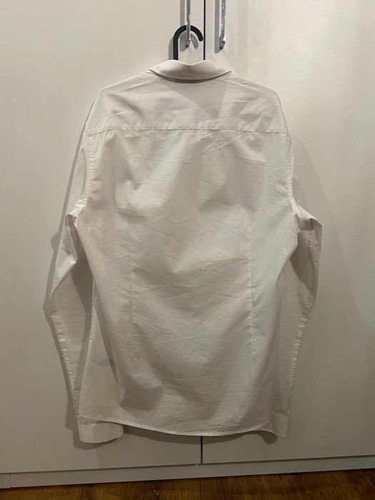 Biała koszula męska Skopes z Zalando 17" XL kołnierzyk 43cm jak Nowa
