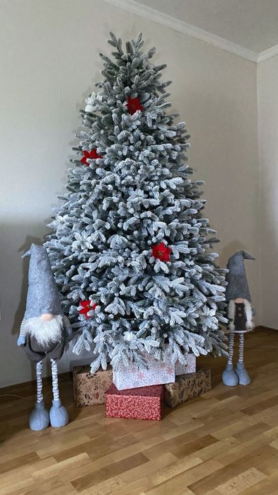 Віденська засніжена.Лита ялиночка.Литая елка заснеженная.Штучна ялинка