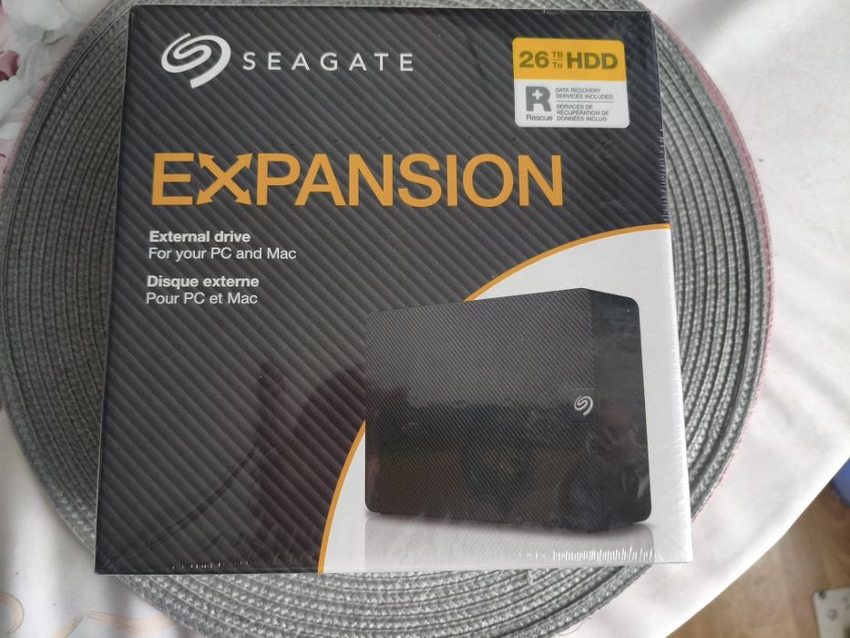 Seagate Expansion Desktop 26TB, Zewnętrzny dysk twardy, 3.5", PC & PC