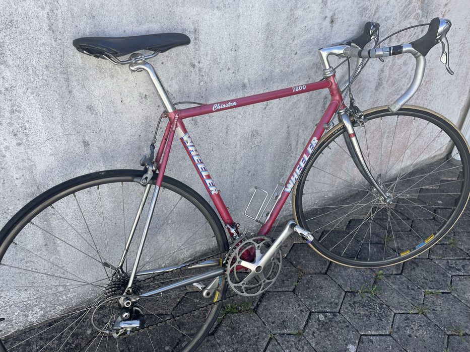 Bicicleta estrada wheeler tamanho 54 shimano 600