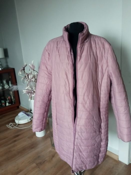 Kurtka damska rozowa pikowana 8XL