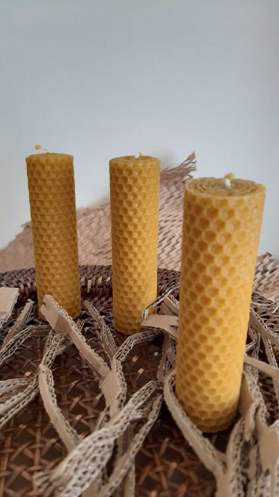 Velas Naturais de Mel