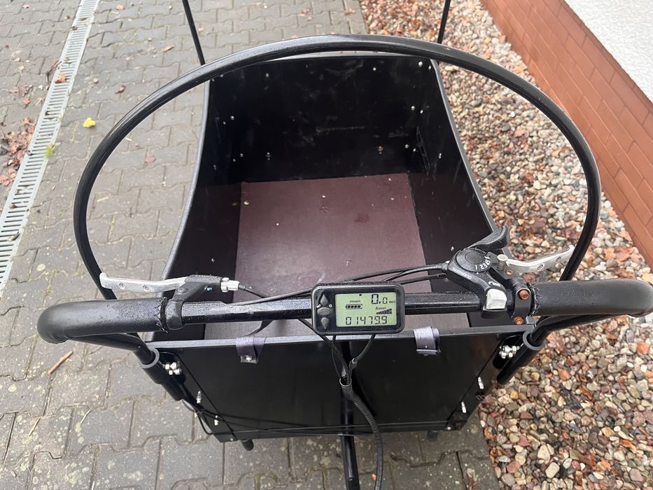 Rower cargo elektryczny riksza