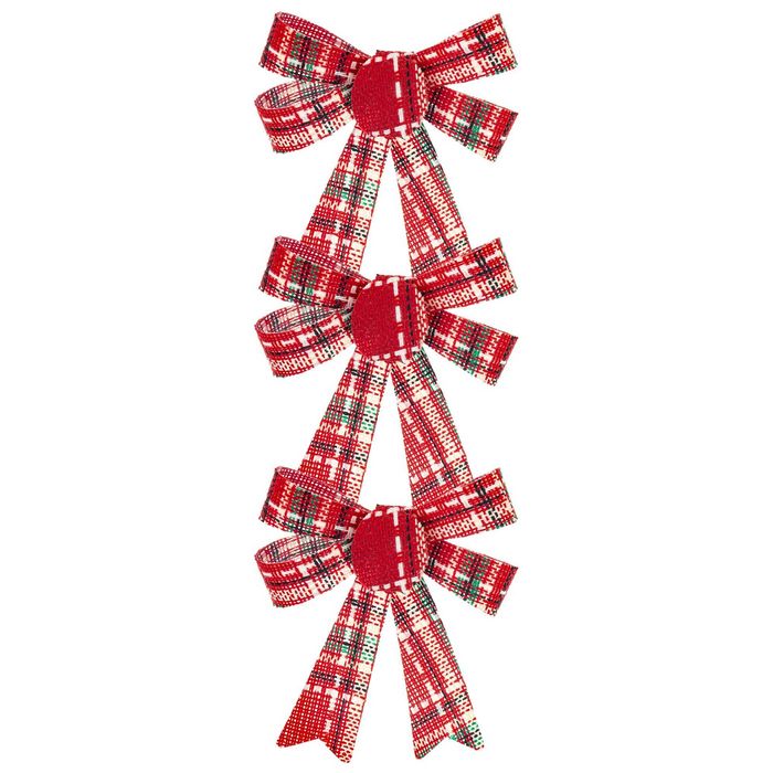 Kokarda Kokardka w kratę 3szt. KOMPLET 171685