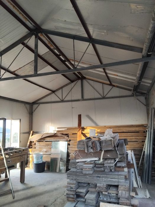 Armazem (7m por 5 m ) área de  cobertura