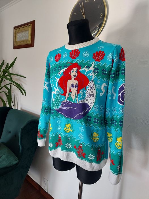 Sweter Disney Ariel Mała Syrenka L uniseks licencjonowany kolekcjoners