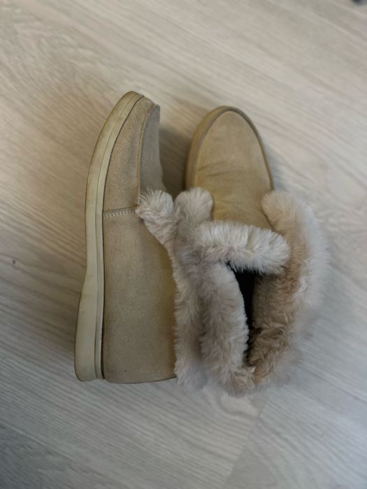 Зимові лофери замшеві