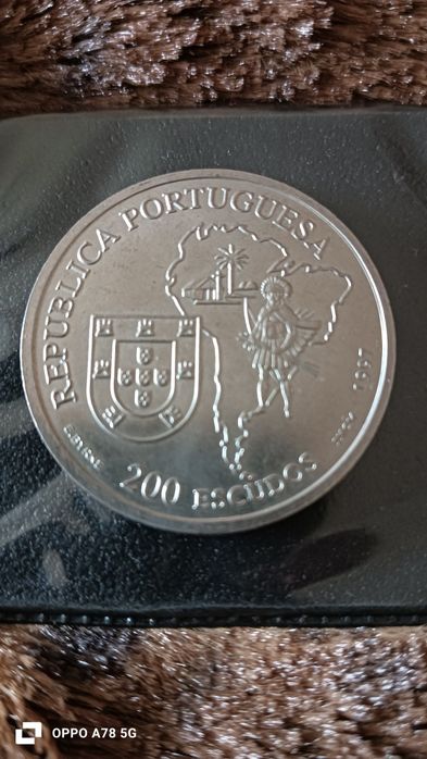 4 Moedas de 200 escudos